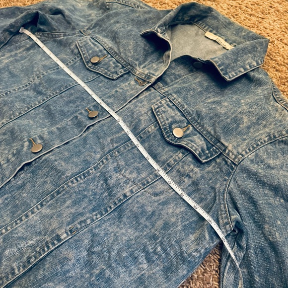 Ellison Women’s 90s Blue Acid Wash Denim Jacket – Size Medium - Picture 8 of 13